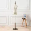 Maniquí de Tienda de Ropa Accesorios Mitad del Cuerpo Femenino Mesa Estilo Coreano Tienda de Ropa para Mujer Exhibidor Cuerpo Completo Maniquí de Boda