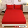 Conjunto moderno minimalista de lençol de cor sólida para cama de solteiro, três peças para comércio exterior, inclui um lençol de solteiro, uma fronha de solteiro e um protetor de colcha