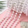 Corrente de Pérolas Artificiais ABS Corrente para Vestido de Casamento Acessórios Manuais DIY Acessórios de Cabelo Materiais Acessórios DIY com Contas Pacote de Materiais