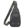 Bolsa de Peito Nova Masculina Transfronteiriça Bolsa Masculina Bolsa de Cintura para Esportes ao Ar Livre Bolsa Transversal Casual para Ombro Bolsa Esportiva Pequena com Logo Estampado