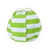 Bolsa de Viaje con Cremallera de Gran Capacidad para Guardar Colchas Bolsa para Guardar Juguetes de Peluche Infantiles Puf Rayado Infantil Sofá