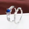 Anillos de Pareja de Alta Gama de Moda con Lujoso Diseño Totalmente Diamantado, Estilo Sencillo para el Día a Día, Diseño de Nicho, Anillos de Pareja de Estilo Suave