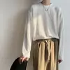 Venta al por mayor de fábrica transfronteriza Camiseta de manga larga de verano talla grande Capa base para hombre Ropa interior con textura de ondas Sudadera informal