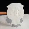 Papel con Patrón de Árbol Estampado en Caliente Logo en Relieve Pegatina Personalizada Autoadhesiva Sello para Sobre Caja de Regalo
