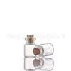 Botella de Vidrio de Bayoneta de 15 mm, Botella para Empaque de Píldoras de Fragancia, Botella para Empaque de Flores Secas de Estambres de Flores, Botella Pequeña para Medicamentos de Productos para el Cuidado de la Salud, Botella de Muestra de Aceite Esencial