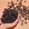 Anel de Polegar Infantil Elástico de Cabelo para Bebê Elástico Pequeno Argola de Toalha Menina de Cabelo Corda de Cabelo de Alta Elasticidade Argola de Cabelo Sem Costura