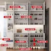 Zapatero de madera maciza para la entrada, zapatero para la entrada del hogar con asiento, zapatero vertical de almacenamiento integrado de gran capacidad montado en la pared