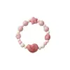 Pulsera Popular Transfronteriza de Macarrón Cerámico con Forma de Estrella de Mar y Caracola, Pulsera Elástica de Cuentas Estilo Océano con Conchas para Mujer