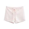 Estilo Europeu e Americano Calças Curtas Sexy Justas e Finas para Meninas 2025 Novo Pequeno Cordão Leggings Esportivas
