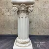 Casamento Coluna Romana Dourada Vaso de Flores Prateleira Guia de Estrada Listrado Europeu Troféu Fibra de Vidro Adereços de Casamento