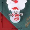 Etiqueta Bordada por Computador Lantejoulas de Natal Boneco de Neve Pano Etiqueta Jaqueta Reparo Patch Decorativo Applique Bordado Pano Adesivo