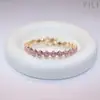 Pulseras, Brazaletes y Pulseras de Zirconia Colorida de Lujo Ligero y Gama Alta de Nicho, Fabricantes Mayoristas de Joyería de Moda Transfronteriza