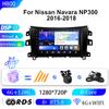 Adecuado para modelos Nissan Navara Np300 de 2016-2018, Navegación Android de Pantalla Grande, Dispositivo Todo en Uno Carplay para Coche, Alta Definición