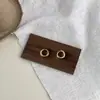 Aretes de Aro Lisos S999 de Plata Pura para Mujer, Aros Simples que No Necesitan Quitarse para Dormir, Pinzas para Orejas Amigables con la Piel, Aretes de Plata Pura para el Día a Día