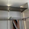 Accesorios para Armarios de Estilo Abierto, Armario Empotrado Minimalista de Vestidor para Toda la Casa, Columna Metálica Integrada para Armario Montada en Pared