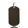 Colgante de acero inoxidable acero de titanio identidad metal placa de perro letras logo regalo de vacaciones transfronterizo europeo y americano marca en blanco venta al por mayor