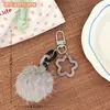 Lindo Colgante de Muñeca de Bola de Pelo Corazón de Niña Llavero Colgante Decorativo para Mochila Escolar Estudiante Colgante de Peluche Versátil