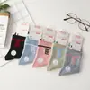 Nuevos Calcetines Deportivos de Algodón de Media Pantorrilla de Moda para Hombres y Mujeres, Mismo Estilo, Calcetines de Media Pantorrilla con Flores Múltiples, Calcetines de Puesto Callejero, Listos para Venta al por Mayor