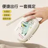 Escova de Limpeza para Mamadeira, Silicone Dobrável Portátil de Viagem Conjunto de Seis Peças, Resistente a Altas Temperaturas, Cabo Antiderrapante, Especial para Sair
