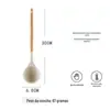 Conjunto de Utensílios de Cozinha de Silicone de 3 Peças Conjunto de Espátulas para Cozinhar Espátula de Silicone com Cabo de Madeira Resistente a Altas Temperaturas Colher de Sopa Espátula Vazada em Estoque