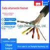 Cabo Corrente Arrastadora Altamente Flexível Trvvp5 6 7 Condutores 0.20.30.50.75 1.02.5 Quadrado Dobrável Blindado