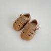 Sandalias de Verano 2026 Estilo Nuevo con Tira Plana y Media Cubierta para Bebés Niñas, Versátiles, Cómodas, Antideslizantes, Resistentes al Desgaste, Transpirables, Zapatos de Suela Suave