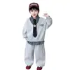 Conjunto de Otoño para Niños 2026 Nuevo Estilo Coreano Pequeño Caballero Ropa Infantil Conjunto Falso de Dos Piezas para Niños Pequeños y Medianos Estilo Primavera y Otoño Camisa Conjunto de Dos Piezas