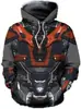 Sudadera Nueva 2022 de Guardianes de la Galaxia Chaqueta con Cremallera y Capucha Estampada en 3D Sudadera con Capucha Cosplay de Xingjue