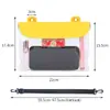 Bolsa Impermeable Grande para Teléfono Transfronteriza, Riñonera Impermeable Cruzada para Natación, Estuche Transparente Sellado de PVC para Pantalla Táctil al Aire Libre
