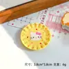 Casa de muñecas en miniatura Gato de dibujos animados lindo Accesorios de resina Decoraciones de platos