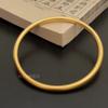 Pulsera de oro de estilo antiguo nuevo estilo chino retro estilo chino pulsera de anillo liso de alta calidad que combina con todo pulsera lisa pulsera dorada