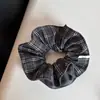 Goma para el pelo de doble capa estilo coreano para mujer, Goma elástica de alta gama para coleta baja, Banda elástica para el pelo de alta elasticidad, Accesorio para el pelo Scrunchie