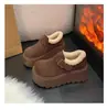 Zapatos Birkenstock de Moda Estilo Bosque Retro Suela Gruesa Completamente Cubiertos de Peluche para Mujer 2026 Nuevo Estilo de Invierno Aumentadores de Altura Birkenstock Ropa de Exterior Zapatos para Mujer