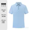 Camisa Polo de Nylon tipo Waffle con Solapa Estampado de Logo Personalizado Corporativa Elegante Uniforme de Fábrica Ropa de Trabajo Camiseta Bordar
