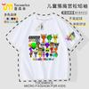 Camiseta de Manga Corta de Algodón para Niños Sprunki Kidsren, Estampado de Ritmo Musical, Verano, Tallas Mediana y Grande para Niños y Niñas, Tendencia 8