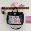 Bolso Básico de Hombro de Gran Capacidad para el Dolor, Bolso Cruzado de Hombro para el Viaje Diario de Estudiantes, Bolso de Muñeca Bidimensional
