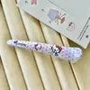 Presilha de cabelo rosa de bolinhas para mulheres, presilha lateral para franja, presilha de cabelo pequena para meninas, presilha bico de pato, acessório de cabelo doce, atacado