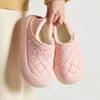 Pantufas de Algodão para Mulheres, Pantufas de Interior com Forro de Pelúcia, Pantufas de Inverno para Homens, Pelúcia, Quentes para Outono e Inverno, Pantufas de Casa Fofas para Casal