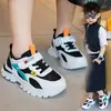 Zapatillas Dad para Niños 2024 Otoño Nuevo Estilo Moda para Niñas Transpirables Ligeras Zapatillas Deportivas Zapatos para Correr de Niños de Escuela Primaria