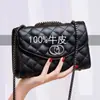 Bolso para Mujer 2024 Nuevo Bolso para Mujer Bolso Cruzado Verano Mujer Bolso para Mujer Piel Genuina de Alta Gama Lujo Ligero Bolso de Cadena Romboidal