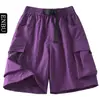 Shorts Casuais Enbu para Trabalho ao Ar Livre, Novo Estilo de Verão, Shorts Funcionais de Cinco Pontos Estilo Americano Casual, Shorts Esportivos Versáteis