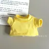 Camiseta de color liso, ropa para muñecos de 10 cm de peluche, ropa de manga corta de 14 cm. Venta al por mayor de ropa para colgantes y muñecos de Palm Dog