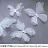 Arreglos de Paisajismo de Mariposas Tridimensionales, Decoraciones de Fondo para Bodas, Escaparates, Adornos y Accesorios para Exteriores