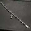 Pulseira Chaoxuan Croix Coração Flor de Cruz Retrô Bola com Pingente de Cruz Hip Hop Personalidade Dominadora Joia de Mão