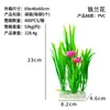 Adornos para Decoración de Mesas de Restaurante, Hierba Acuática Artificial, Paisajismo para Acuarios, Flores y Plantas de Plástico, Fuente de Césped Artificial para Acuarios