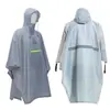 Poncho Impermeable Tres en Uno para Senderismo al Aire Libre Poncho Multifuncional Impermeable Fácil de Transportar Lona Esterilla para Suelo