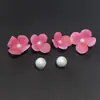 Tamancos de Ballet Novo Estilo com Flores Artificiais de Alta Qualidade, Adequados para Férias de Verão na Praia, Fivelas Doces, Acessórios Destacáveis