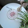 Mantel individual de encaje francés redondo con borde floral, antiescaldamiento y aislante del calor, plato occidental a prueba de polvo y gris, posavasos para té de la tarde