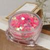 Amor Lentejuelas Parche para Uñas Corazón Mágico de Melocotón Funda para Teléfono Móvil Flash DIY Relleno de Pegamento de Gota para Slime Caja