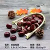 Modelo de Nuez de Simulación Dátiles Rojos Almendra Castaña Fruta Seca Semilla Nogal Accesorios de Fotografía Exhibidor de Gabinete Decoración del Hogar